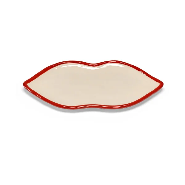 Serax Plateau Les Objets Mouleversants L Red-white
