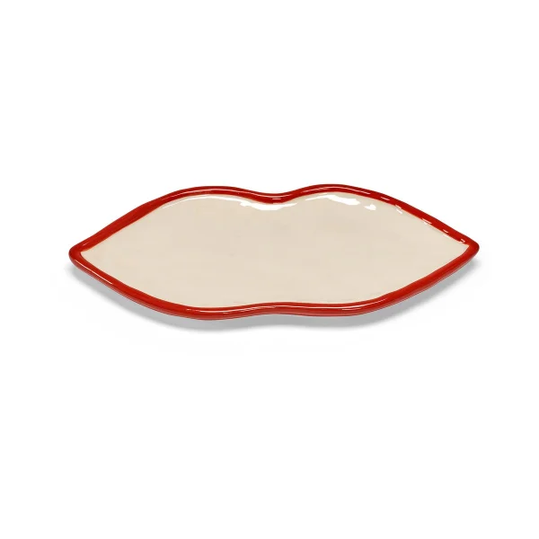 Serax Plateau Les Objets Mouleversants M Red-white