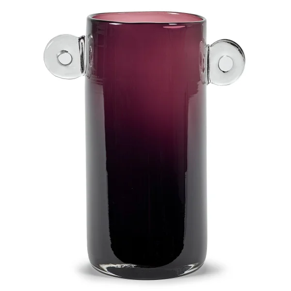 Serax Vase avec anse Wind & Fire 31 cm Aubergine