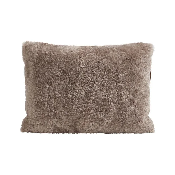 Shepherd of Sweden Coussin en peau de mouton Shepherd Lina 40 x 30 cm pierre