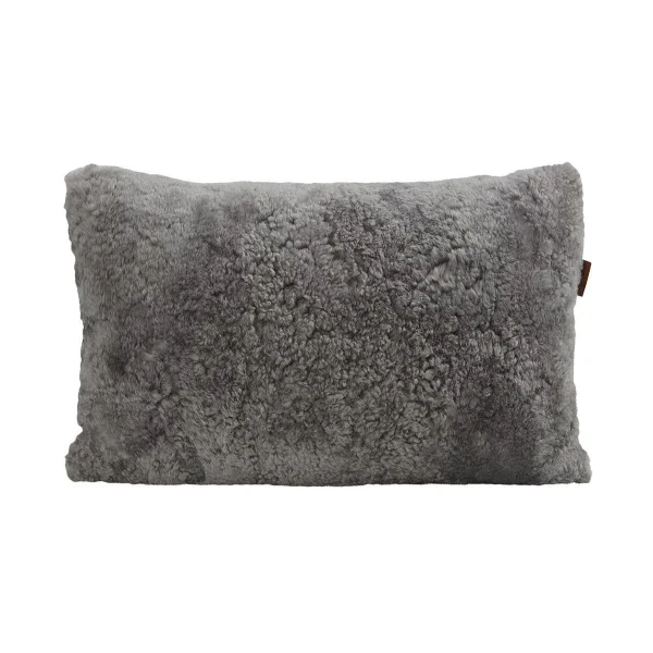 Shepherd of Sweden Coussin en peau de mouton Shepherd Lina 60 x 40 cm granit