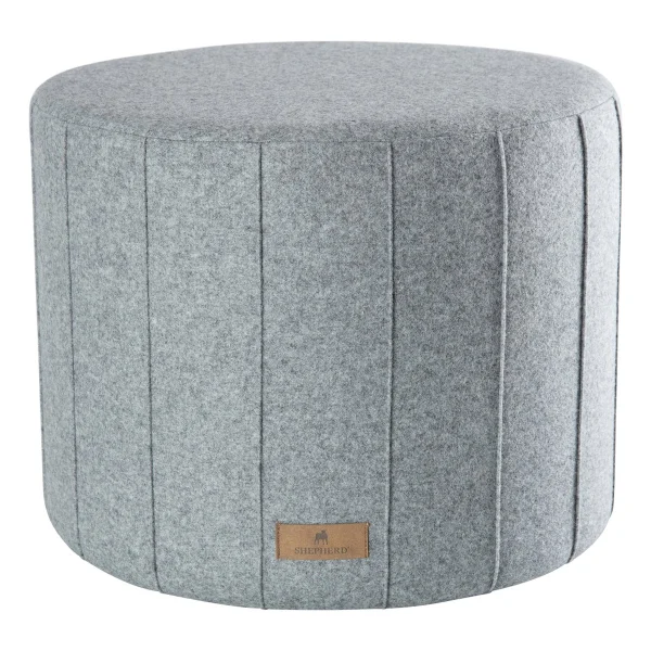 Shepherd of Sweden Pouf Shepherd Anja 40x50 cm Granit (gris)