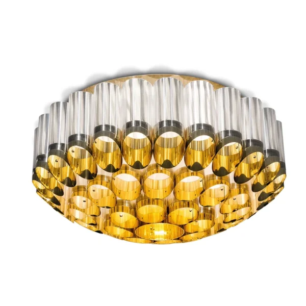 Slamp - Plafonnier Odeon Ceiling, doré, Ø 65 cm
