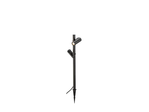 SLV - Helia Slim Pole 2 Spot d'Extérieur w/Spike IP65 Black