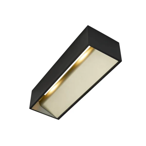 SLV - Logs In L Applique Murale LED Dim. Black/Brass