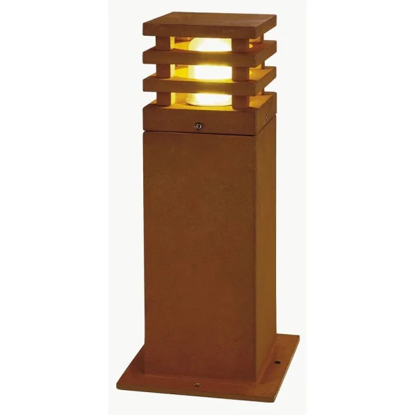 SLV - Rusty Square 40 Lampe de Jardin LED Rusted Steel