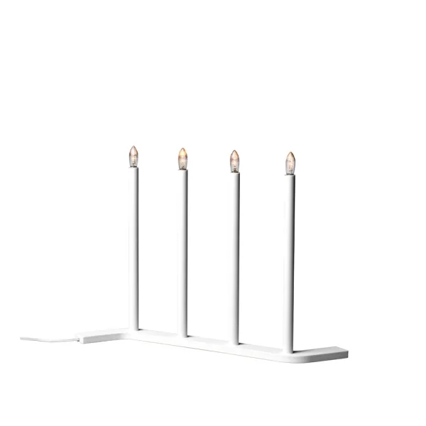 SMD Design Advent RE bougeoir de l’avent blanc, 4 bougies