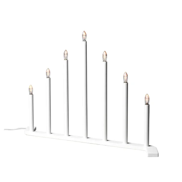 SMD Design Advent RE bougeoir de l’avent blanc, 7 bougies