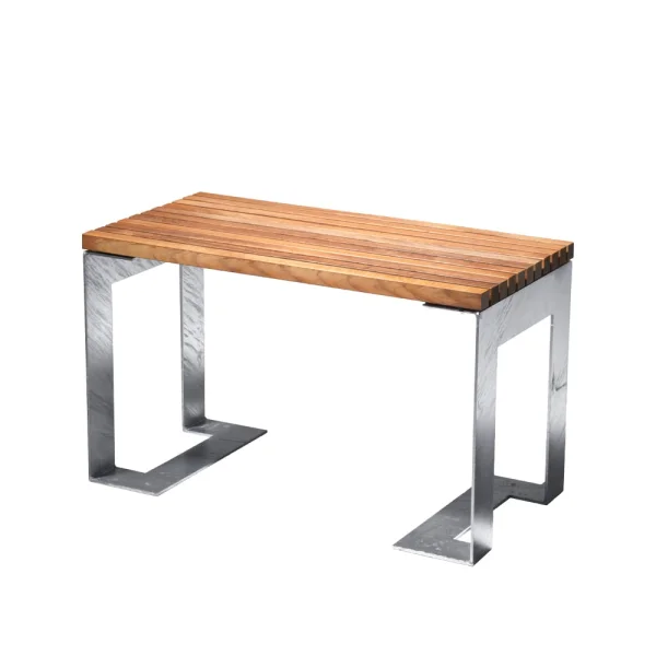SMD Design Banc Paus Chêne, structure galvanisée