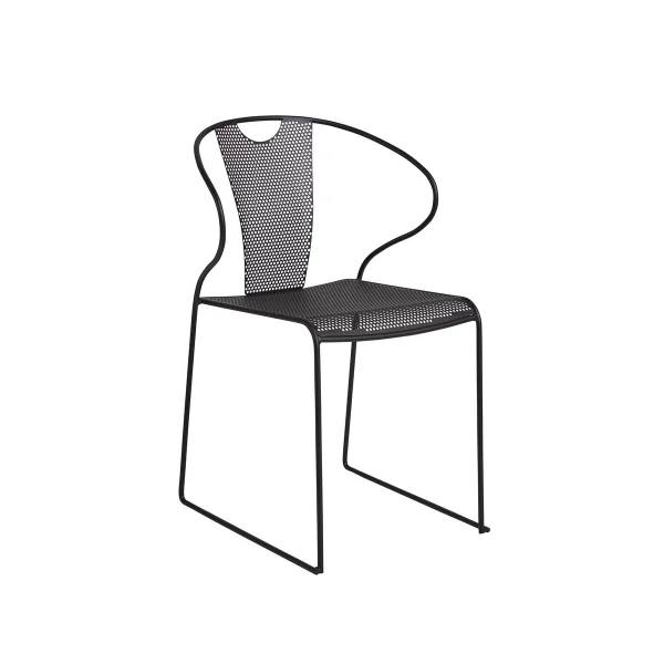 SMD Design Chaise avec accoudoirs Piazza Anthracite