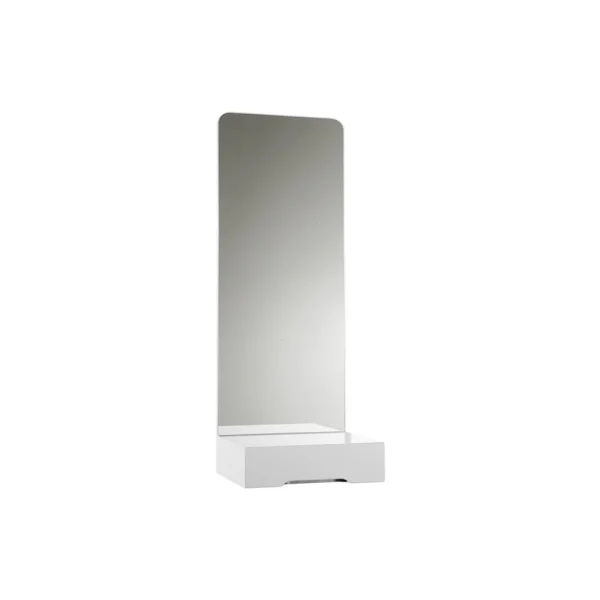 SMD Design Miroir Prisma blanc, 117x50 cm