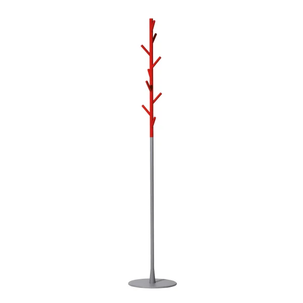 SMD Design Porte-manteau Sticks - sur pied rouge-argent