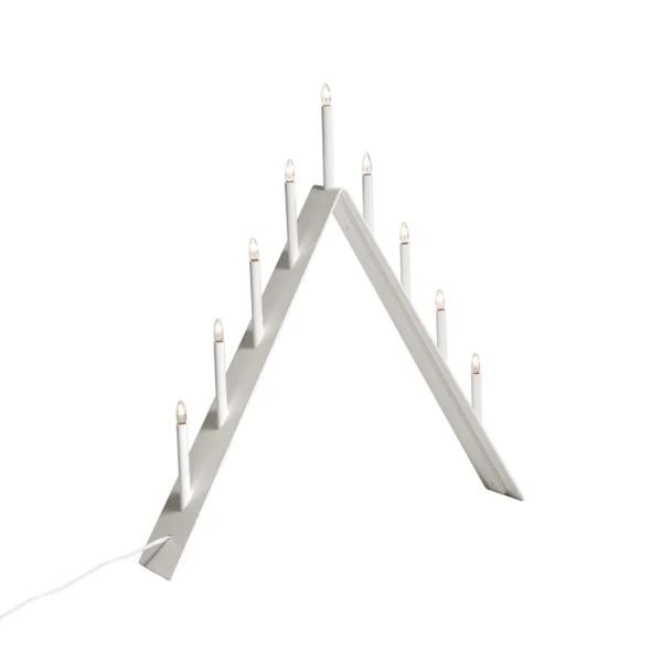 SMD Design Spica 9 bougeoir de l’avent blanc, LED