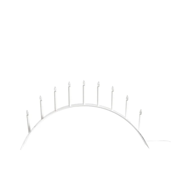 SMD Design Spica Bow 9 bougeoir de l’avent blanc, LED