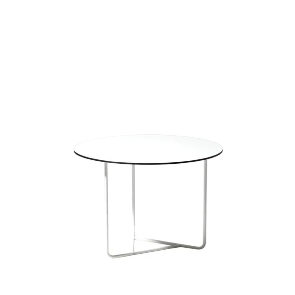 SMD Design Table basse Tellus blanc, structure blanche, h44 d64