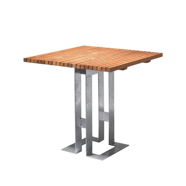 SMD Design Table Paus Chêne, structure galvanisée