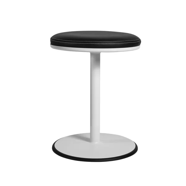 SMD Design Tabouret Orbit blanc, noir/blanc