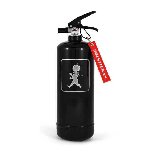 Solstickan Design Extincteur Solstickan 2 kg Noir-argent