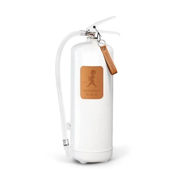 Solstickan Design Extincteur Solstickan 6 kg Cuir blanc-clair