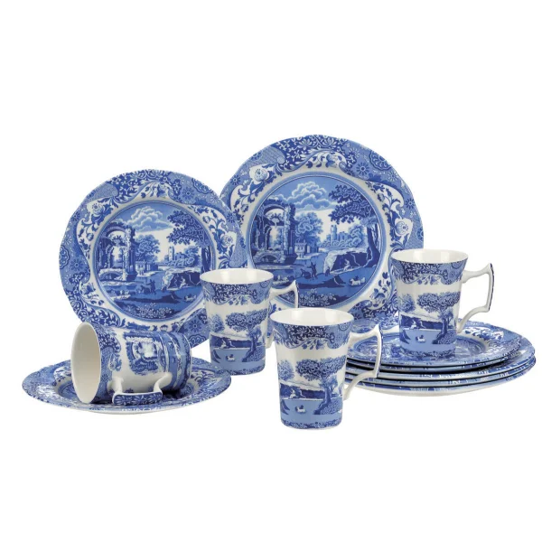 Spode Service de 12 pièces Blue Italian 12 pièces