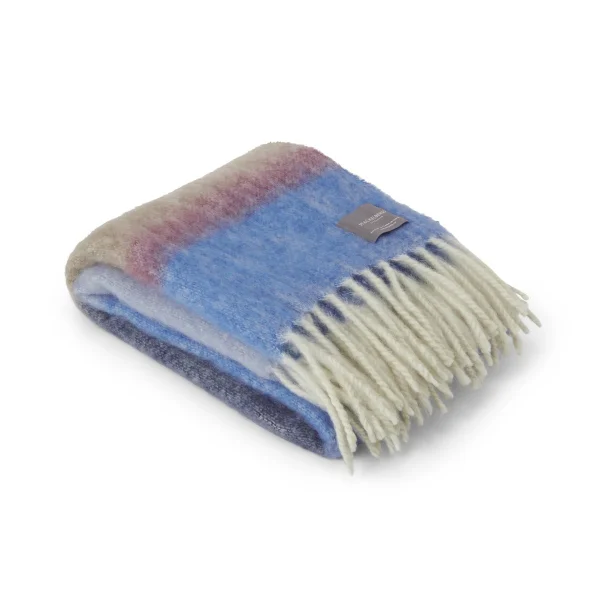 Stackelbergs Plaid Mohair Stripe Blue, Azur & Camel