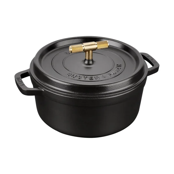 STAUB Casserole en fonte avec laiton Buster & Punch 3,8 L