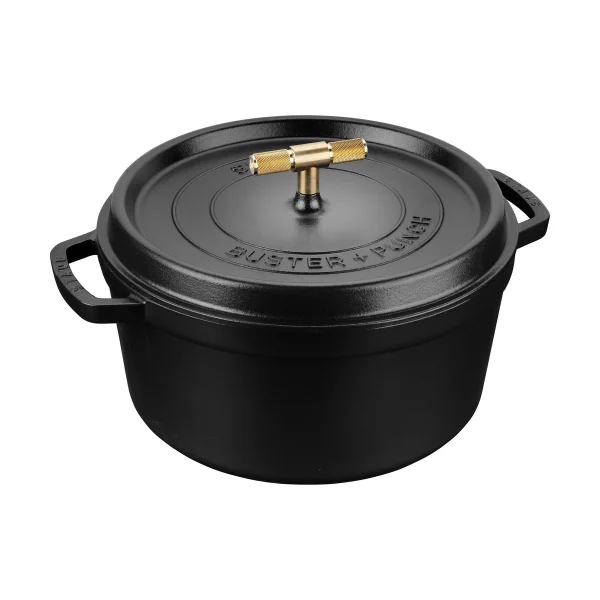 STAUB Casserole en fonte avec laiton Buster & Punch 6,75 L