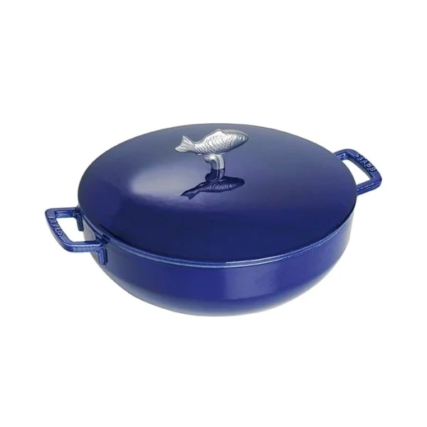 STAUB Cocotte en fonte bouillabaisse Staub bleu