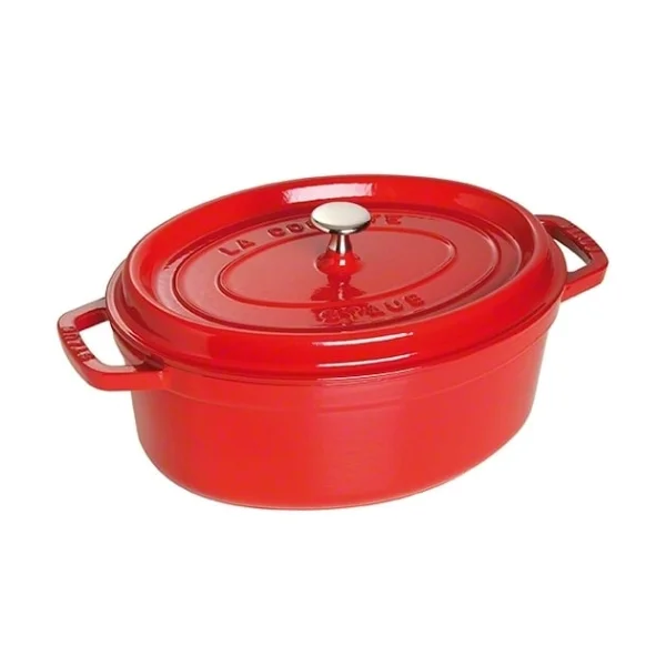 STAUB Cocotte en fonte ovale Staub 4,2 l rouge