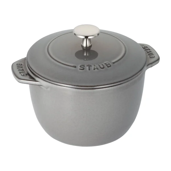 STAUB Cocotte en fonte Rice 1,6 L Gris