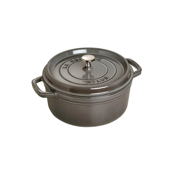 STAUB Cocotte en fonte ronde Staub 3,8 l gris