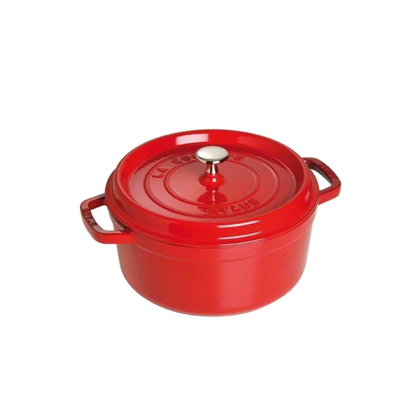 STAUB Cocotte en fonte ronde Staub 3,8 l rouge