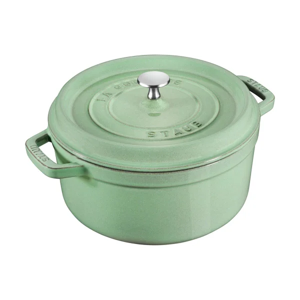 STAUB Cocotte en fonte ronde Staub 3,8 l Sauge