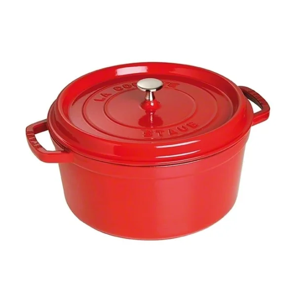 STAUB Cocotte en fonte ronde Staub 6,7 l rouge