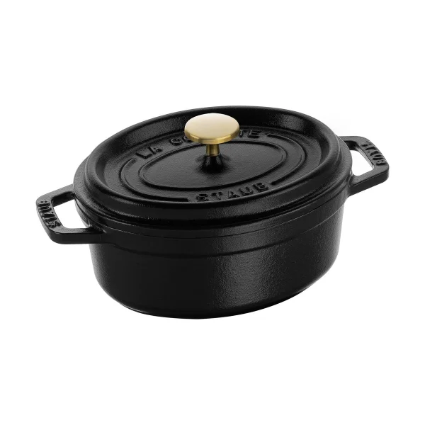 STAUB Cocotte ovale La Cocotte Staub 0,6 L Noir