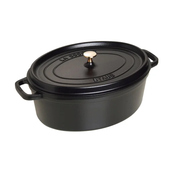 STAUB Cocotte ovale La Cocotte Staub fonte 8 L Noir