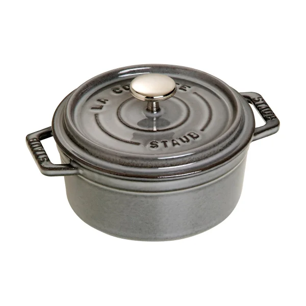 STAUB Cocotte ronde La Cocotte Staub fonte 0,4 L Gris graphite