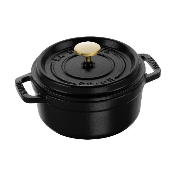 STAUB Cocotte ronde La Cocotte Staub fonte 0,4 L Noir