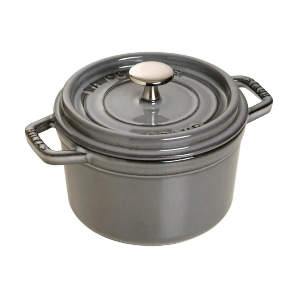 STAUB Cocotte ronde La Cocotte Staub fonte 1,2 L Gris graphite
