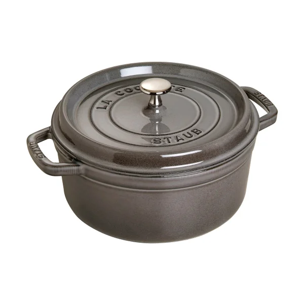STAUB Cocotte ronde La Cocotte Staub fonte 1,7 L Gris graphite