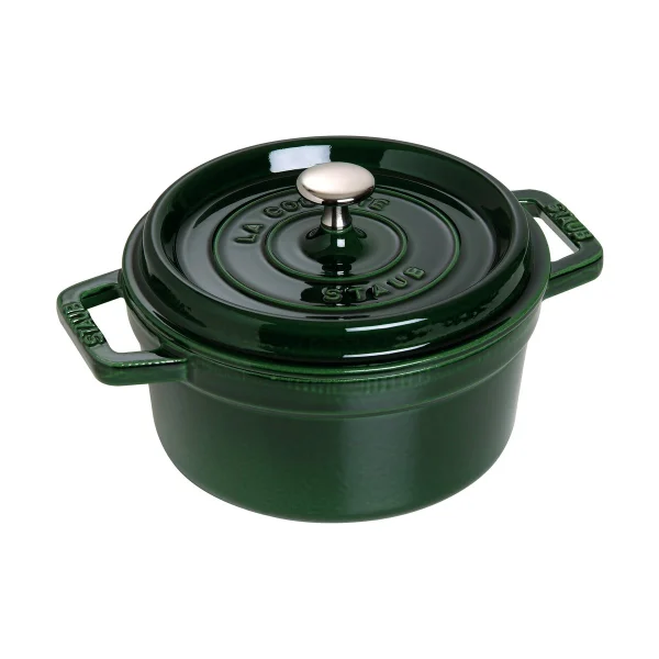 STAUB Cocotte ronde La Cocotte Staub fonte 2,6 L Basilic vert