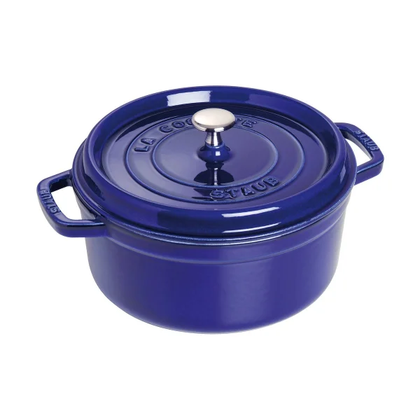 STAUB Cocotte ronde La Cocotte Staub fonte 2,6 L Bleu foncé