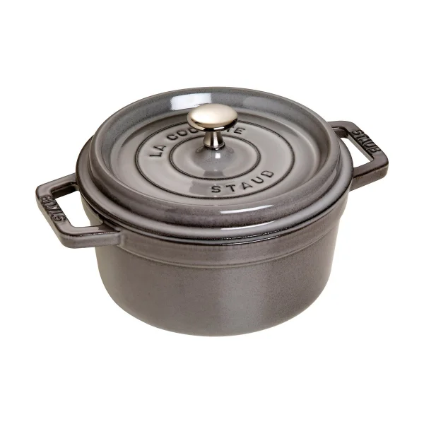 STAUB Cocotte ronde La Cocotte Staub fonte 2,6 L Gris graphite