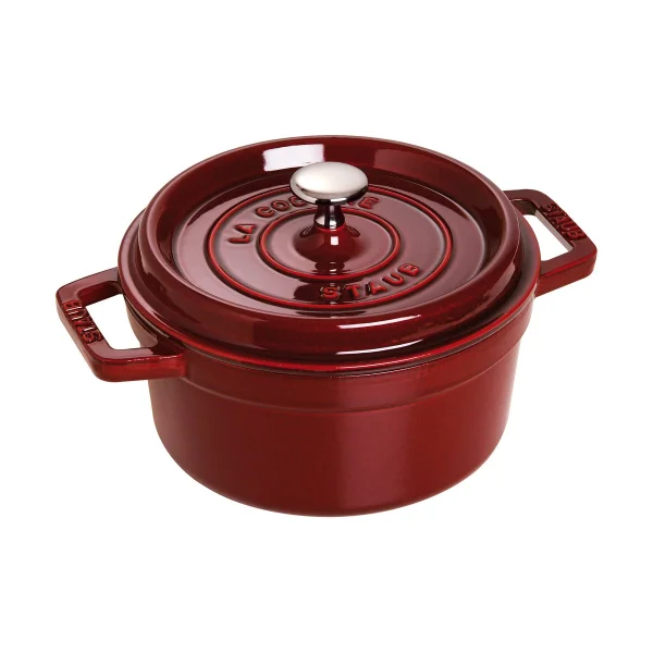 STAUB Cocotte ronde La Cocotte Staub fonte 2,6 L Rouge grenadine