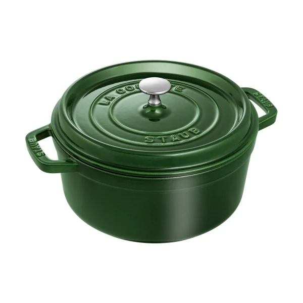STAUB Cocotte ronde La Cocotte Staub fonte 3,8 L Basilic vert