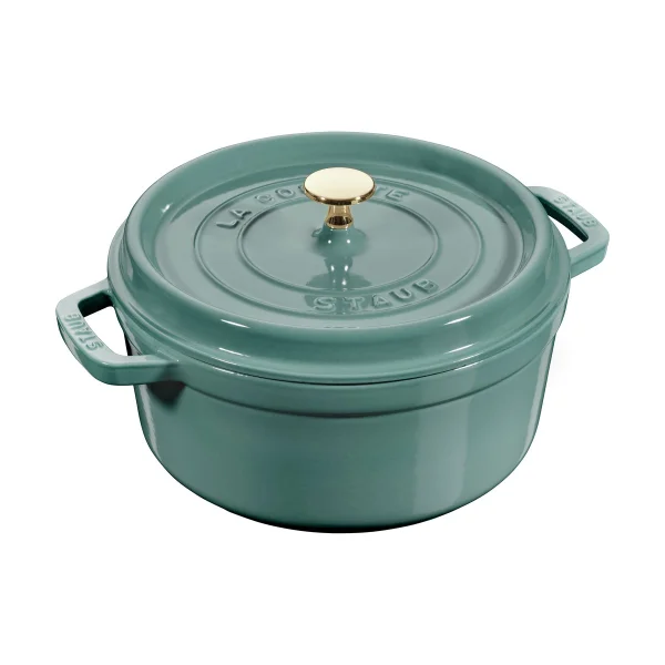 STAUB Cocotte ronde La Cocotte Staub fonte 3,8 L Bois d'eucalyptus