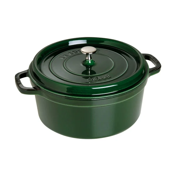 STAUB Cocotte ronde La Cocotte Staub fonte 6,7 L Basilic vert