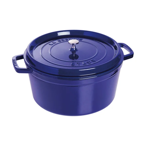 STAUB Cocotte ronde La Cocotte Staub fonte 8,4 L Bleu foncé