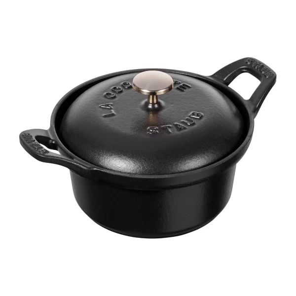 STAUB Cocotte ronde Vintage La Coquette 0,5 L Noir