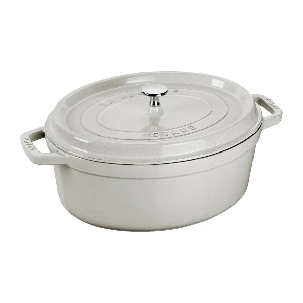 STAUB Fait-tout Staub White Truffle oval 3,2 l